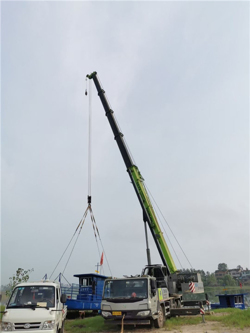 丽江市桥梁建设吊装案例